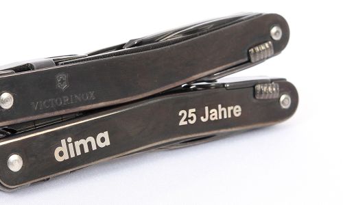 Laserbeschriftung Taschenmesser Jubiläum