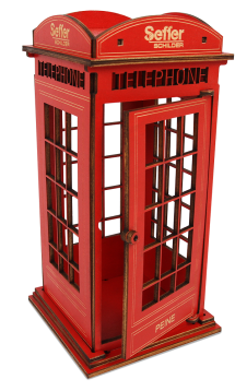Telefon Kontakt Rot Seffer Schilder