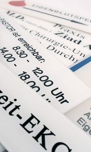 Plexiglasschilder kaufen