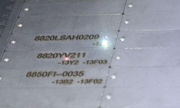 Lasergravur Edelstahlschilder