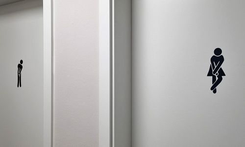 Folienschnitt für WC oder Türen oder Maschinen
